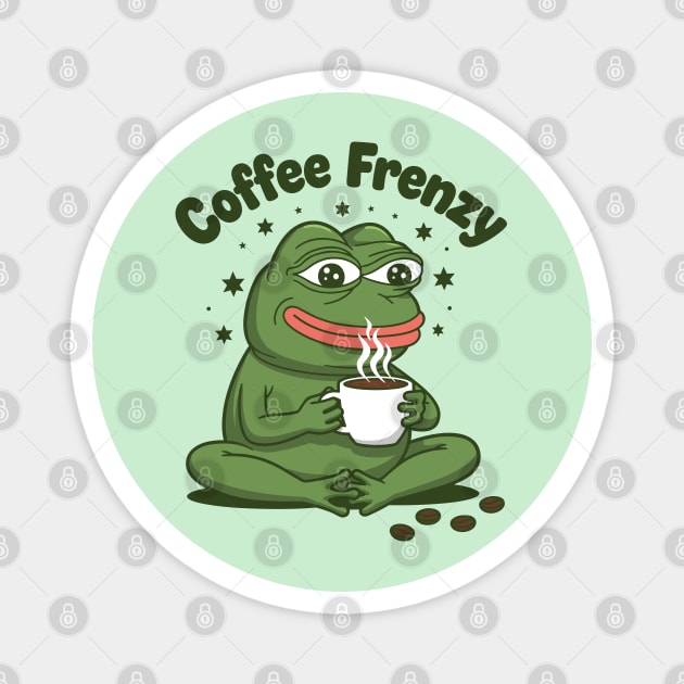 Coffee Frenzy Magnet by enrynz
